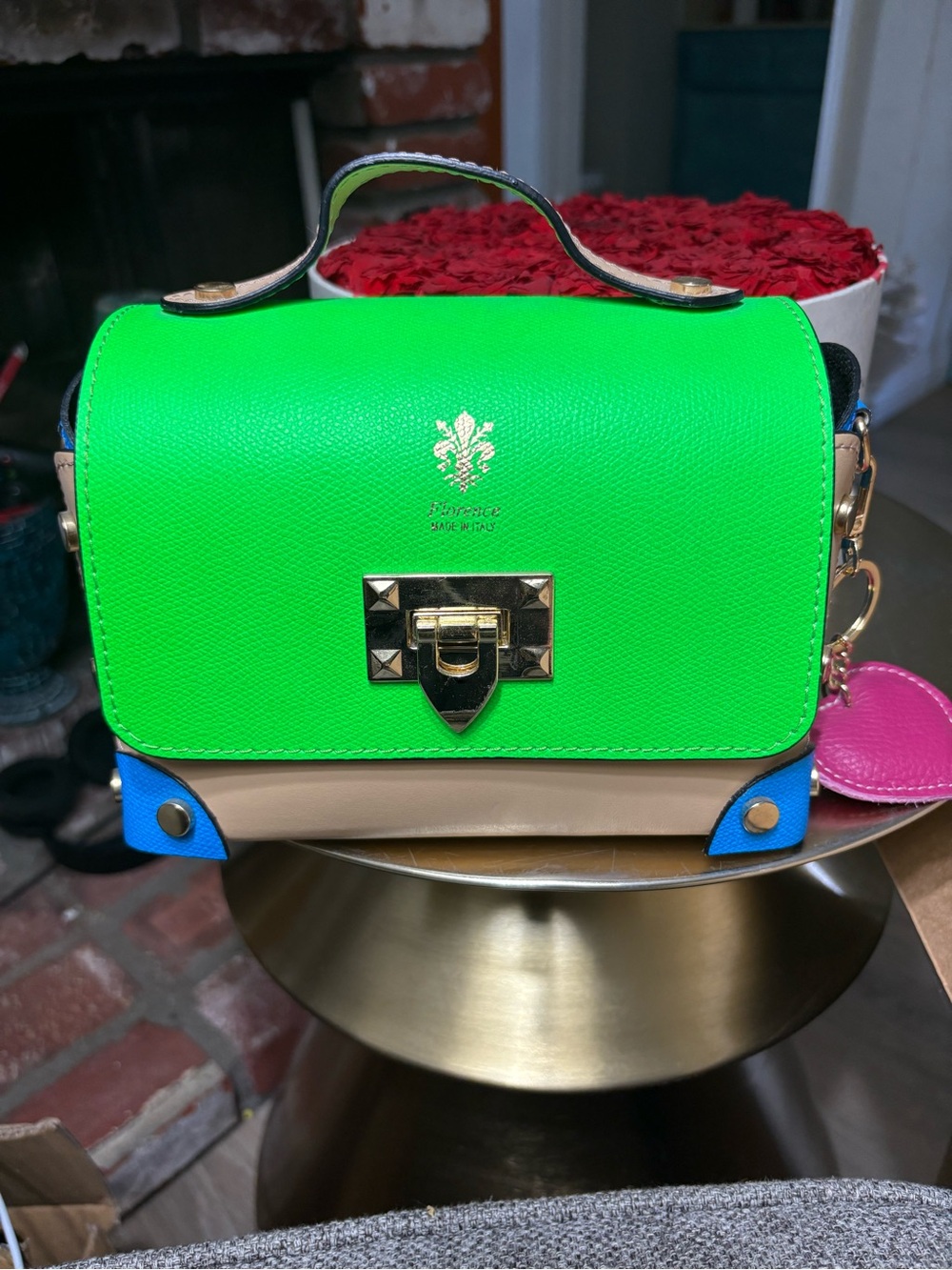 Italian Leather Top Handle Bag | Florence Handmade Shoulder Bag